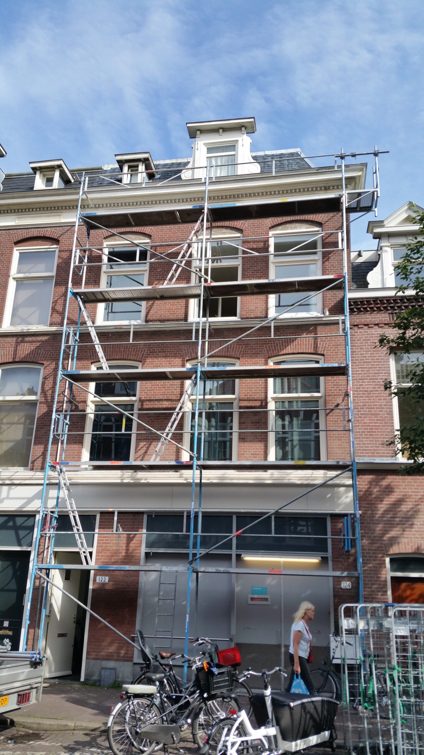 Steiger opbouwen Leiden
